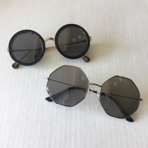 Kendall & Kylie PacSun Round & Octagon Sunglasses